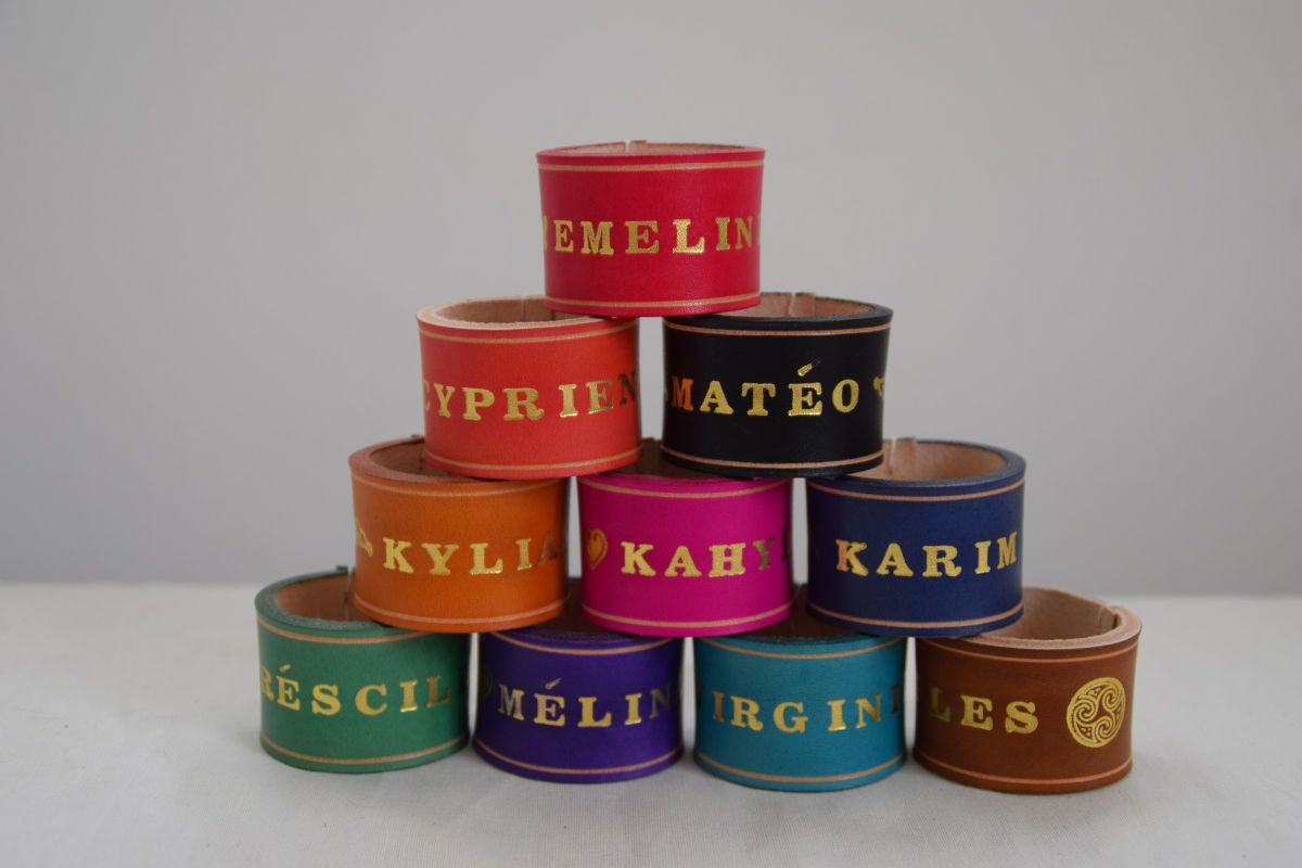 personalized napkin ring