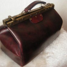 handmade vintage travel bag